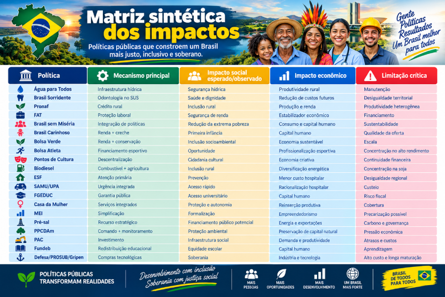 Matriz Sintética dos Impactos
